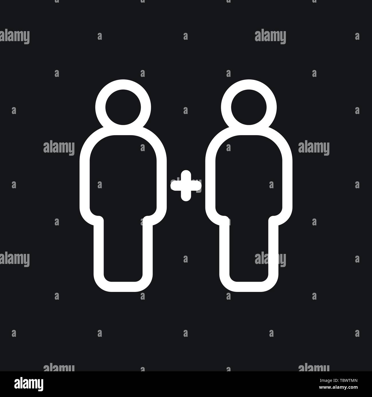 Team icon vector sign symbol Stock Vector Image & Art - Alamy