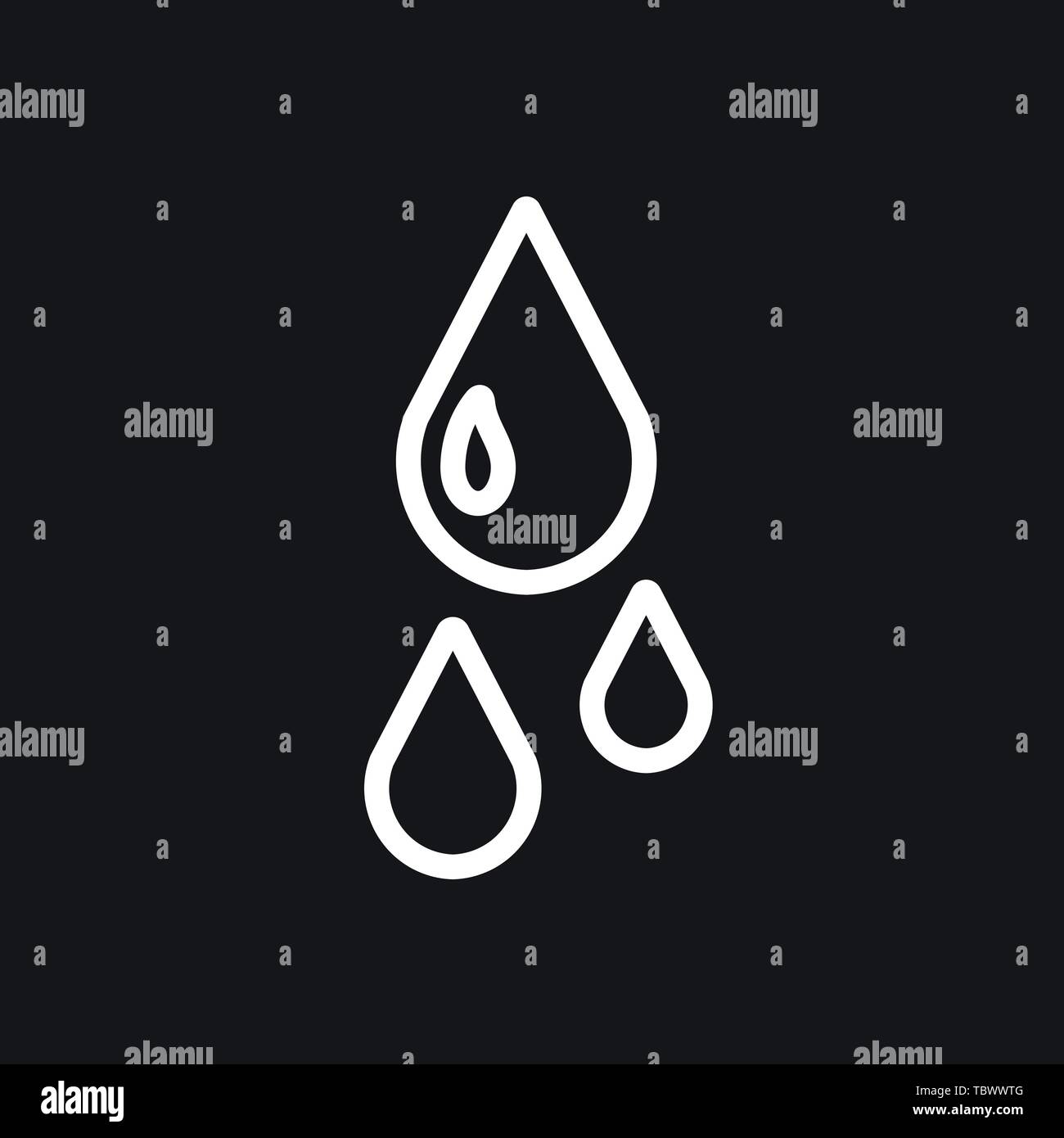 Water sign vector vectors hi-res stock photography and images - Alamy