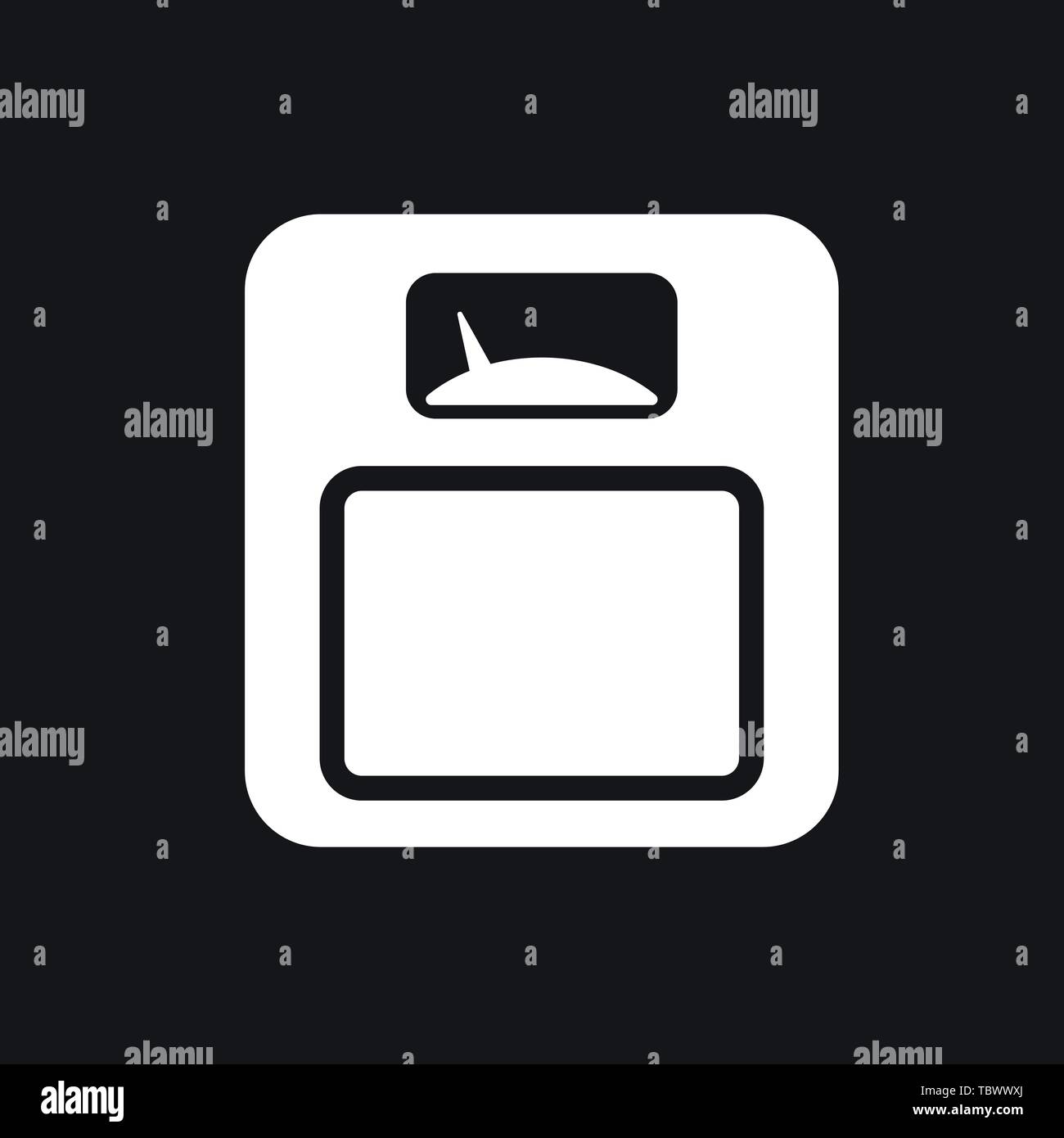 Weight Icon vector sign symbol Stock Vector Image & Art - Alamy