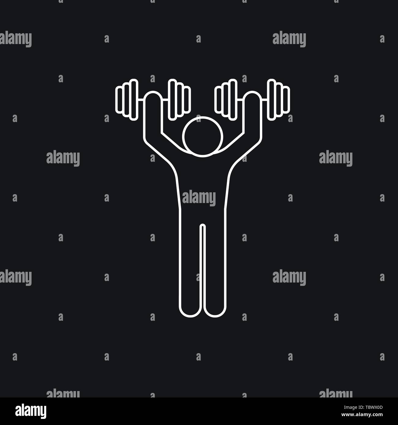 Weight Icon vector sign symbol Stock Vector Image & Art - Alamy