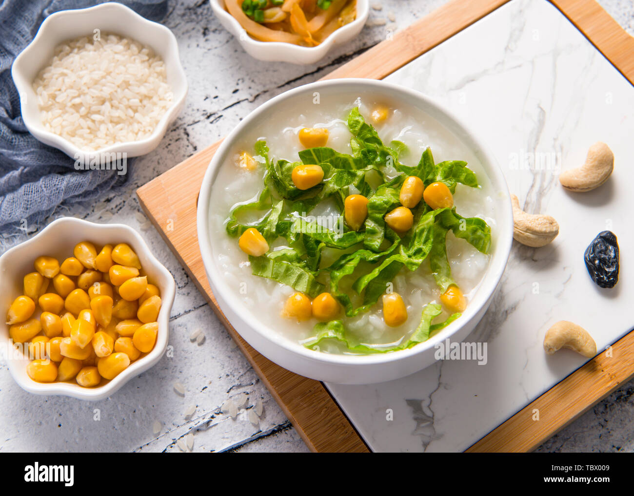Rice sea shellfish seafood porridge Stock Photo - Alamy