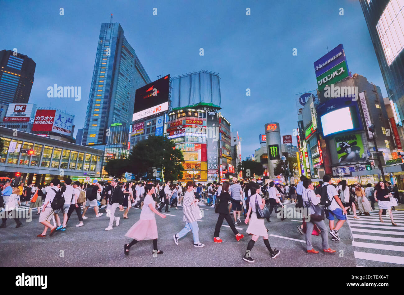 Shibuya Crossroads, Tokyo, Japan Stock Photo - Alamy