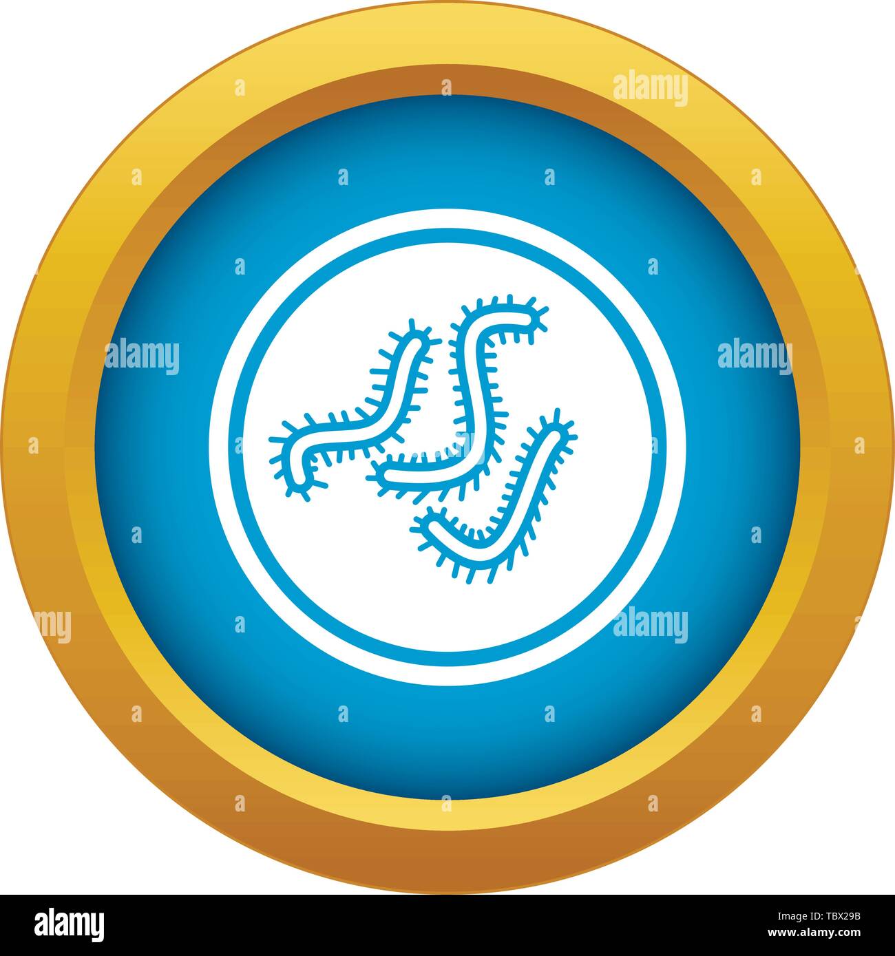 Lot of bacteria icon blue vector isolated Stock Vector Image & Art - Alamy