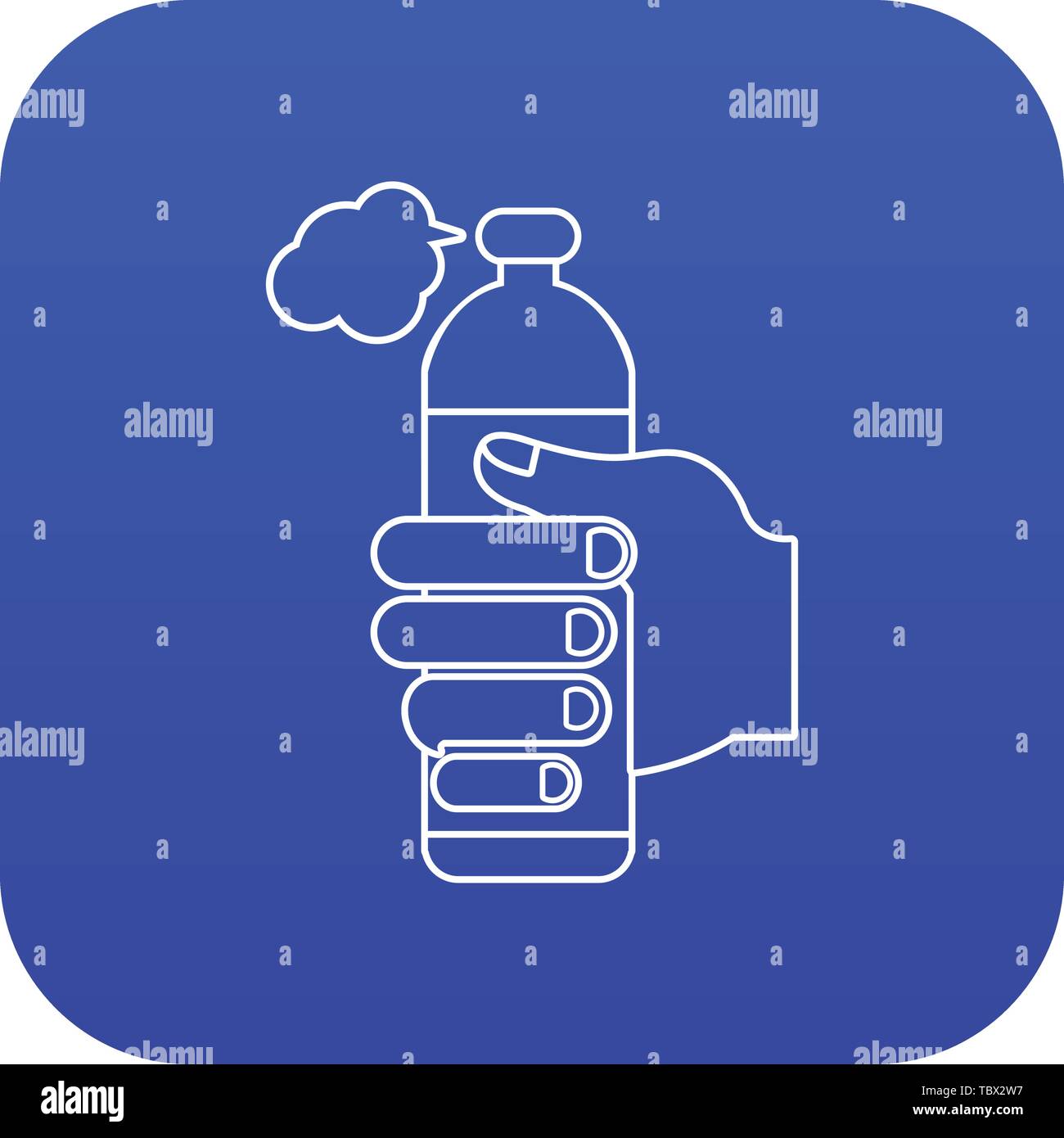 Spray insects icon blue vector Stock Vector Image & Art - Alamy