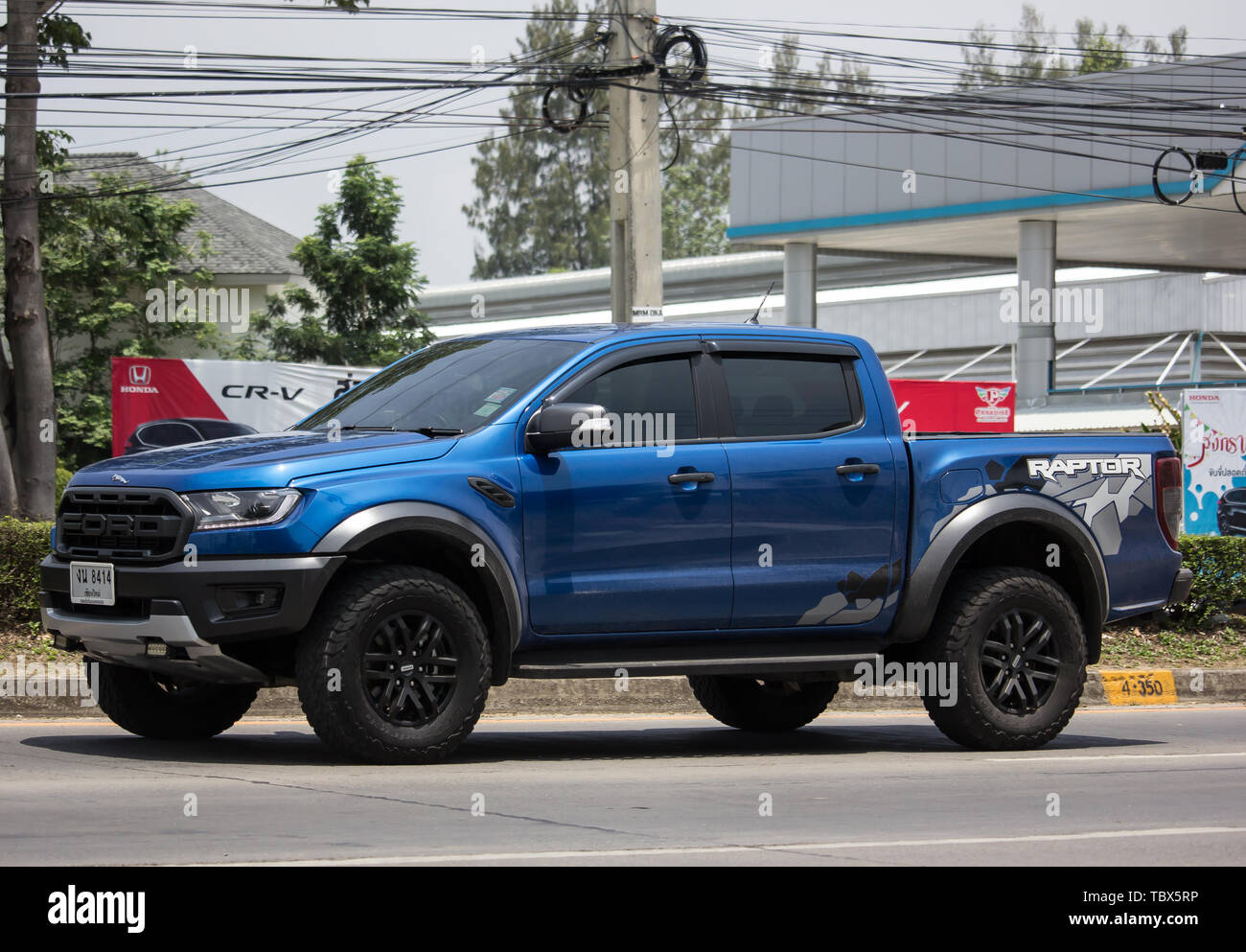 Chiangmai Thailand May 23 2019 Private Pickup Car Ford