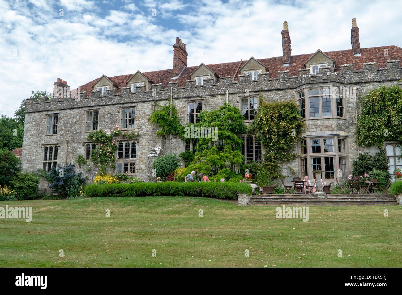 Front of Boughton Monchelsea Place Stock Photo Alamy