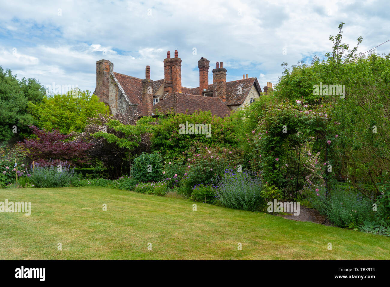 Gardens at Boughton Monchelsea Place Stock Photo Alamy