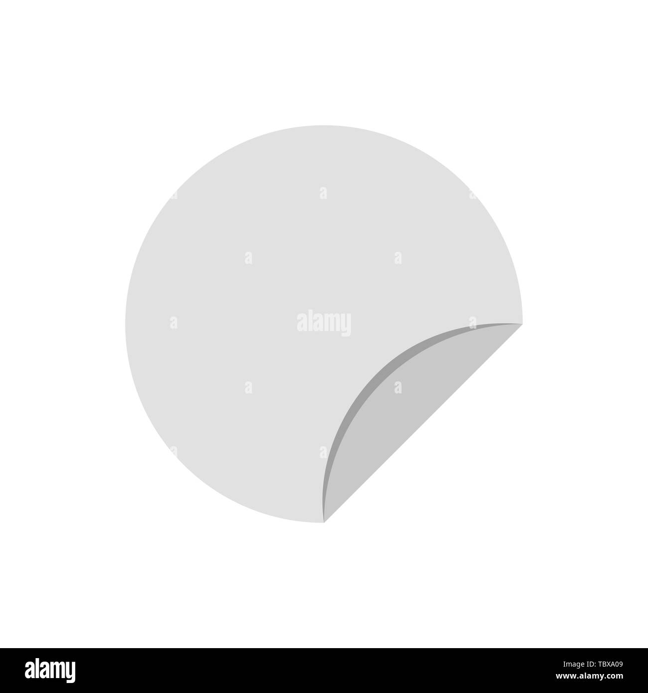 Circle paper template Stock Vector