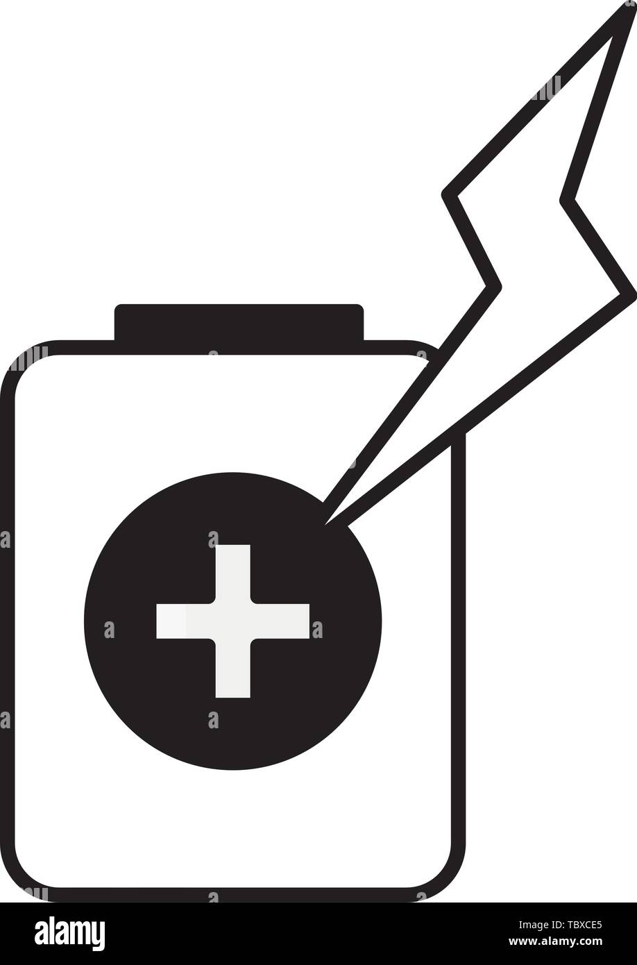 battery charge power vector illustration Stock Vector Image & Art - Alamy