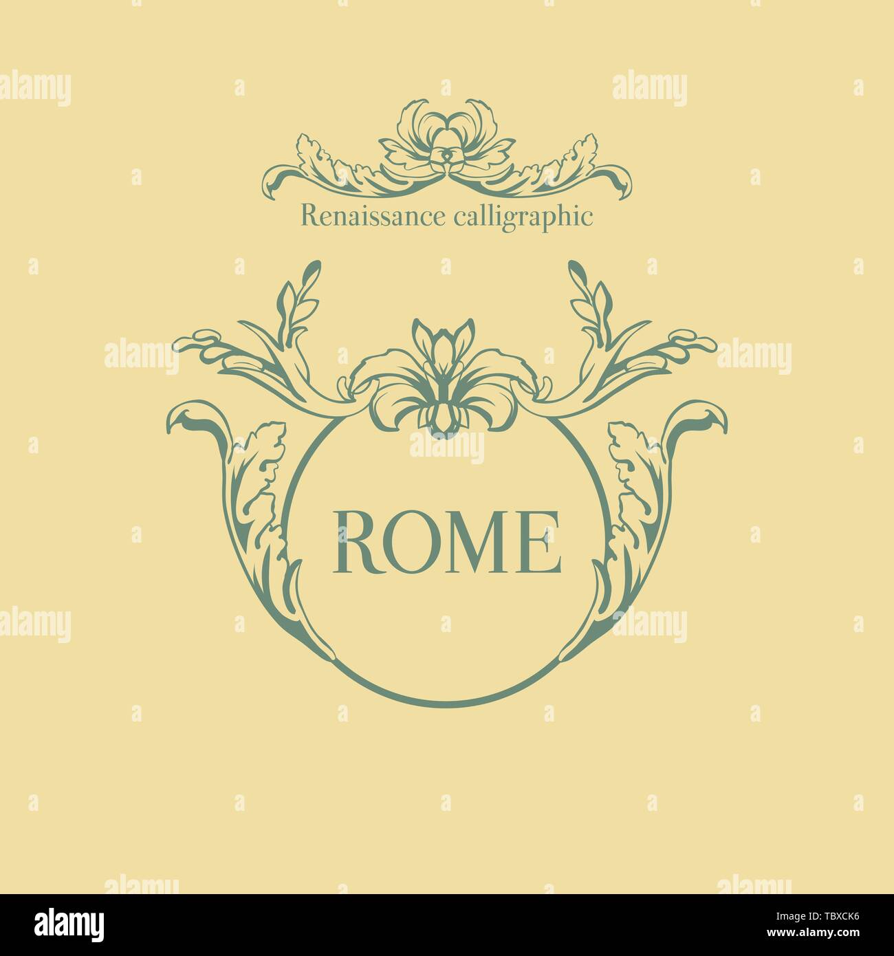 Vector set of calligraphic design elements, page decor, dividers and ornate headpieces Stock Vector