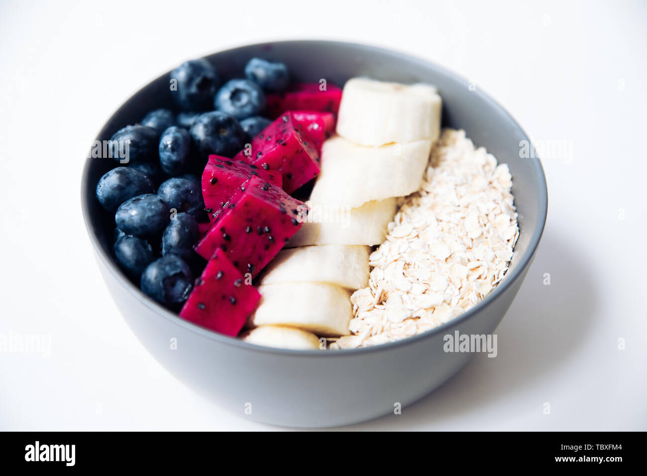 Fruit salad yogurt oats hi-res stock photography and images - Alamy