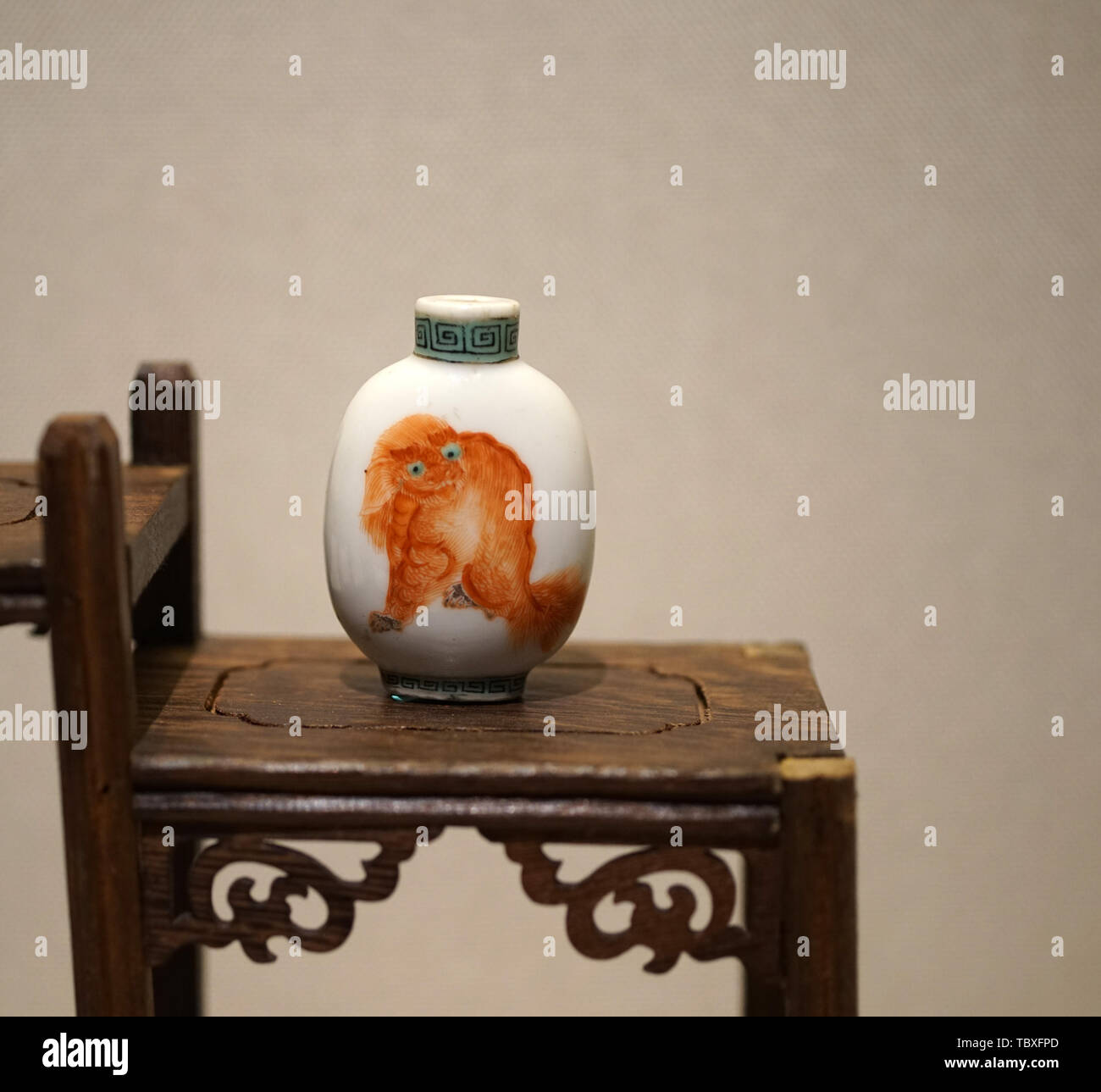 Ming and Qing snuff bottles Stock Photo