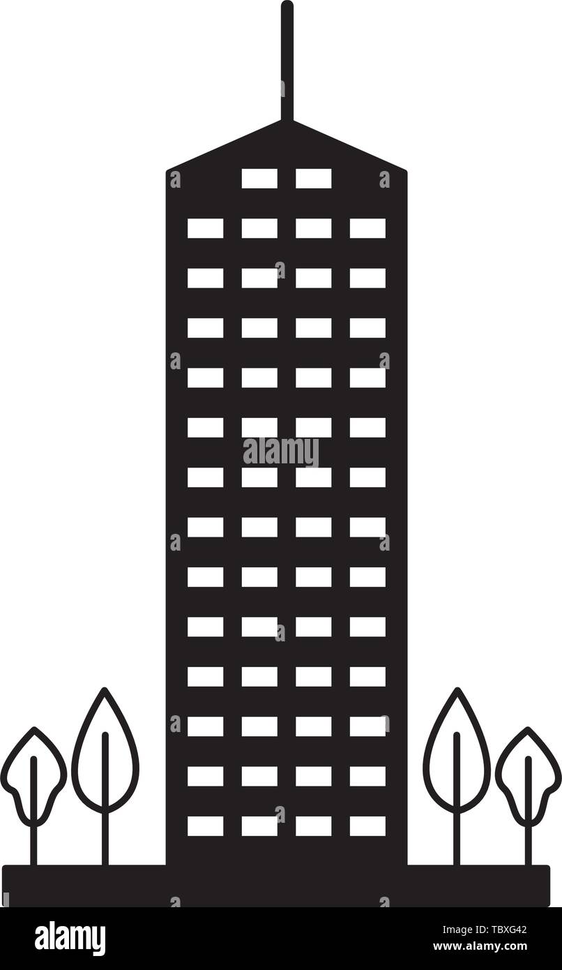 city building urban trees nature Stock Vector Image & Art - Alamy
