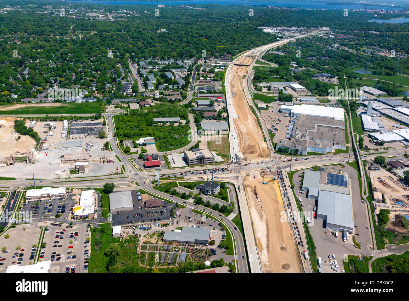 Madison Wisconsin Aerial Stock Photos & Madison Wisconsin Aerial Stock