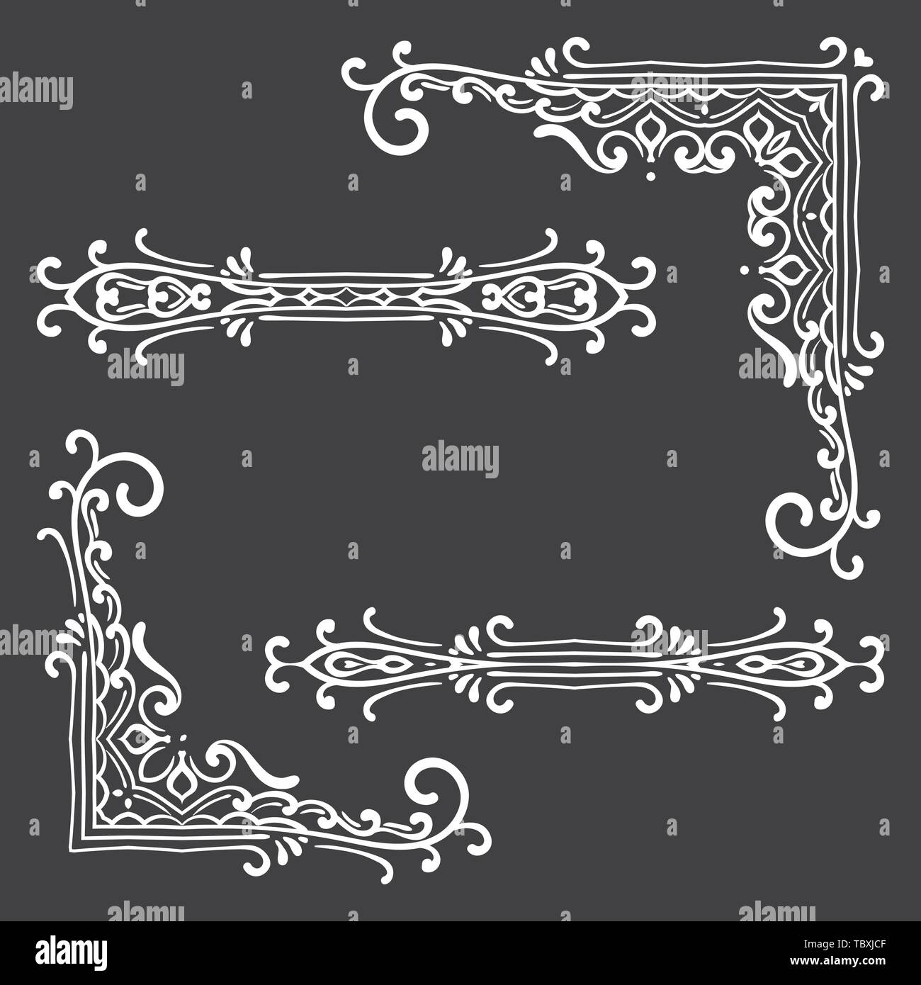 Vintage vector design elements Stock Vector Image & Art - Alamy