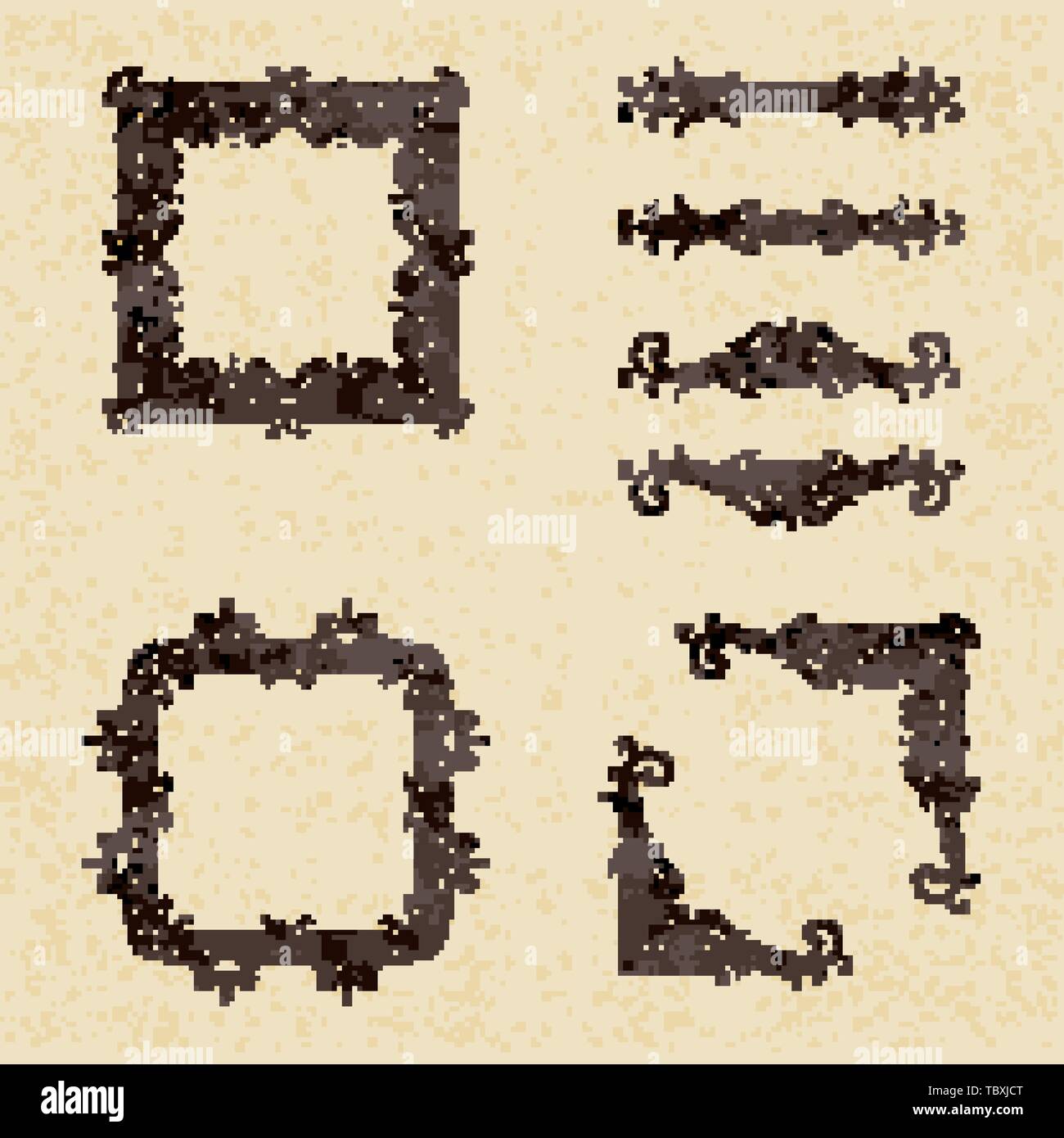 Vintage vector design elements Stock Vector Image & Art - Alamy