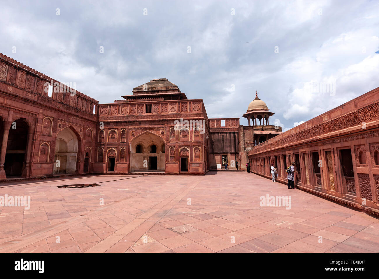 Akbari Mahal, Agra Fort, Agra, Uttar Pradesh, North India Stock Photo