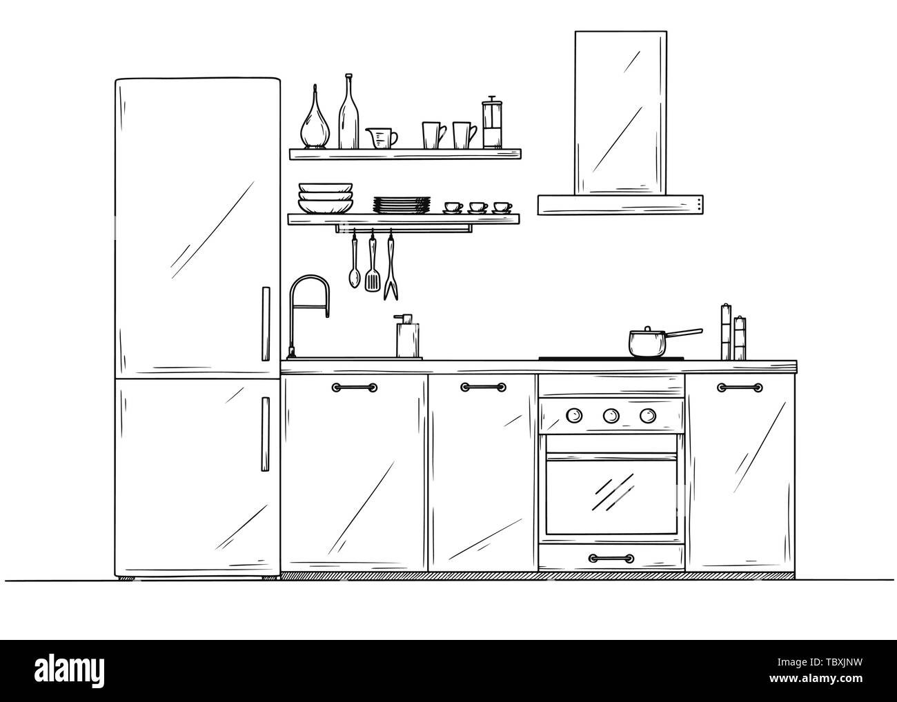 Kitchen Sink Drawing Free CAD Blocks  Cadbull