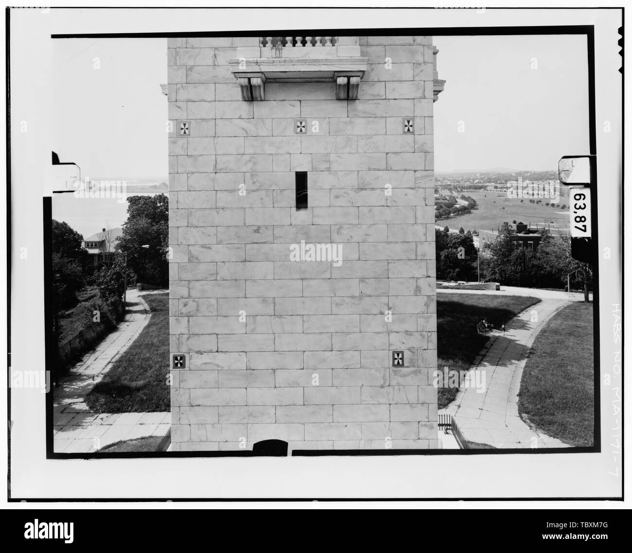 NORTH ELEVATION, LEVEL 2 Copy photograph of photogrammetric plate LCHABSGS11D1981N2R.  Dorchester Heights Monument, Thomas Park, Boston, Suffolk County, MA Peabody and Stearns Washington, George Burns, John A, field team Lawrence, Jeanne C, field team Alderson, Caroline R, field team Cronenberger, Richard J, project manager Graham, William J, field team Marsh, David T, field team Lowe, Jet, photographer Dennett, Muessig and Associates, Limited, photographer Taylor, Douglas R, delineator Schiller, Angela J, delineator Trumbull, Rebecca, delineator Stock Photo