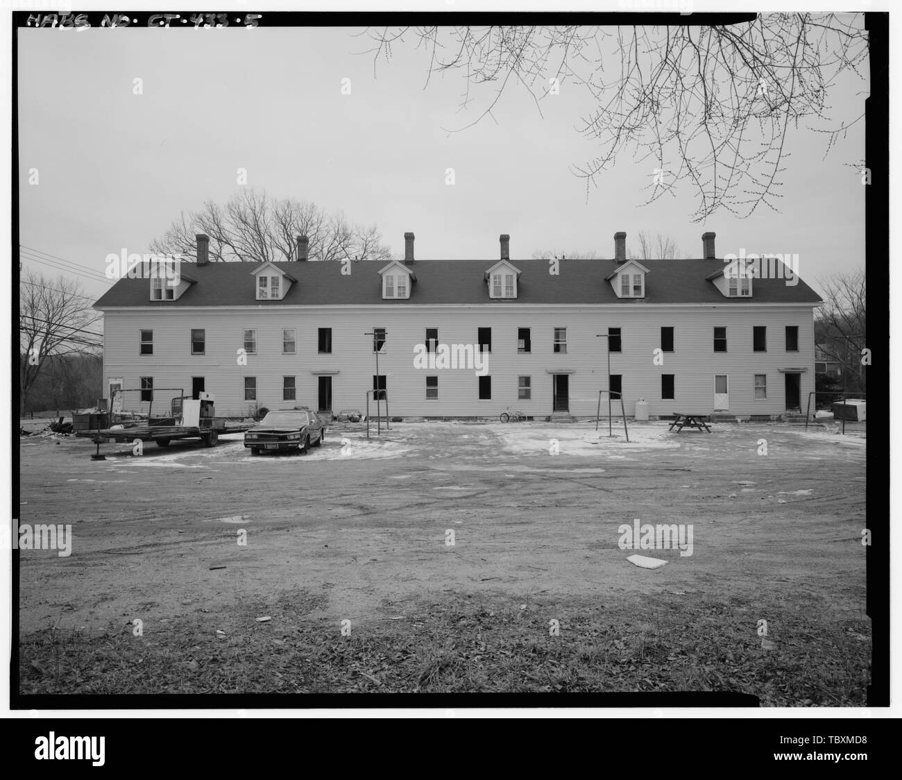 NORTH ELEVATION, VIEW SOUTH GrosvenorDale Company, Tenement, 110 Main