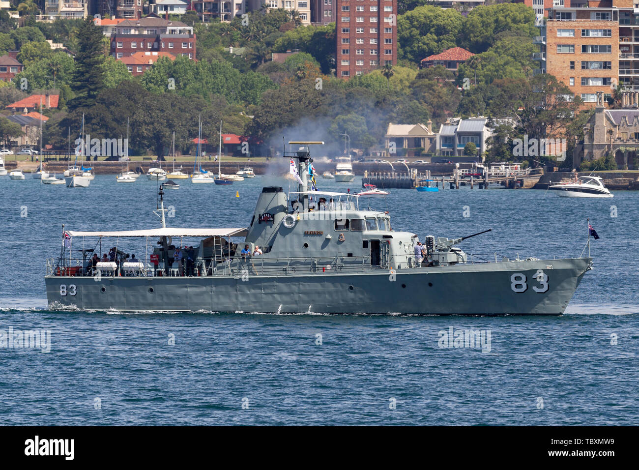 Former Royal Australian Navy Attackclass patrol boat HMAS Advance (P