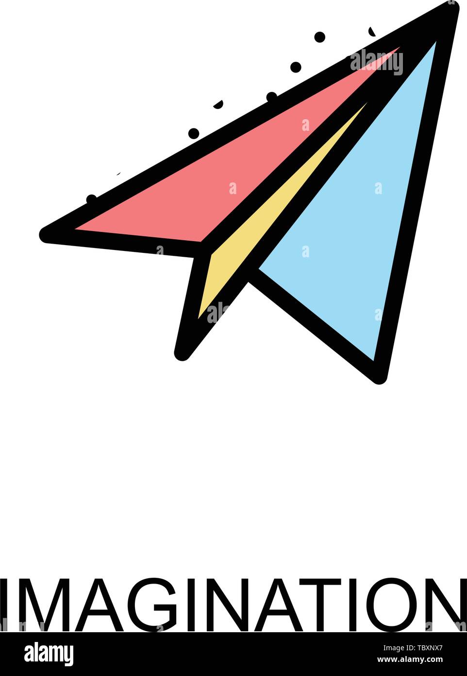 paper rocket logo clipart