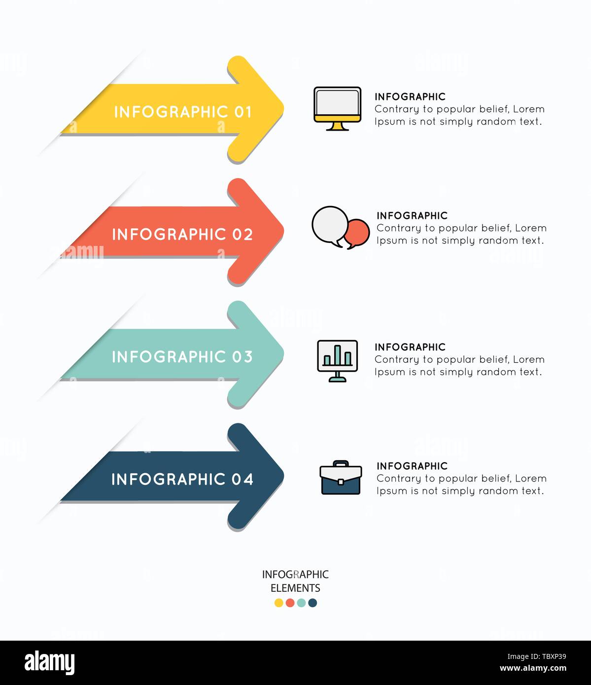 Infographic elements with icons on map background.vector Stock Vector