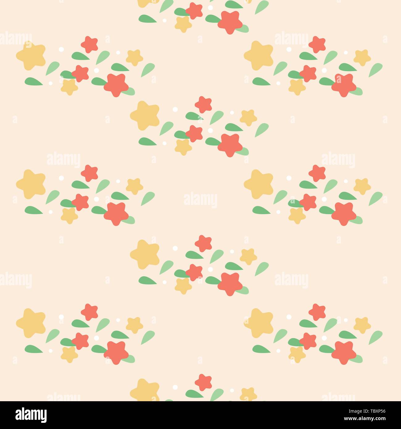 colorful stars seamless pattern design.vector Stock Vector Image & Art ...