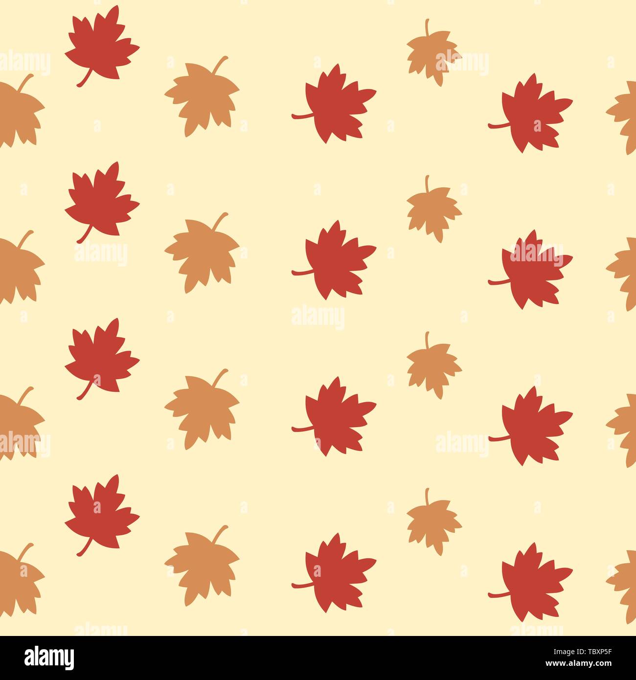 Maple leaves seamless vector pattern for wallpaper Stock Vector Image ...