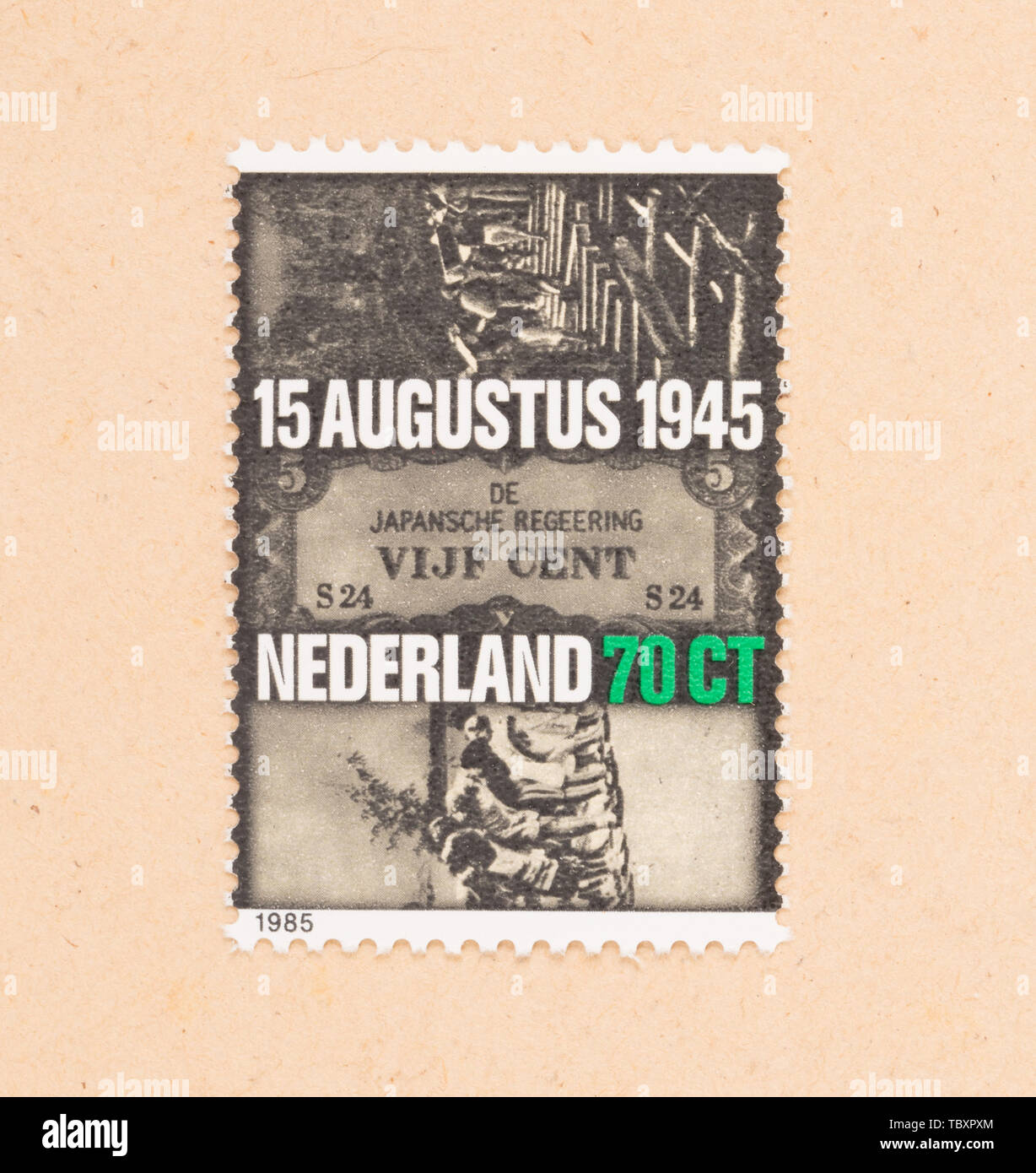 The Netherlands 1985 A Stamp Printed In The Netherlands Shows A 