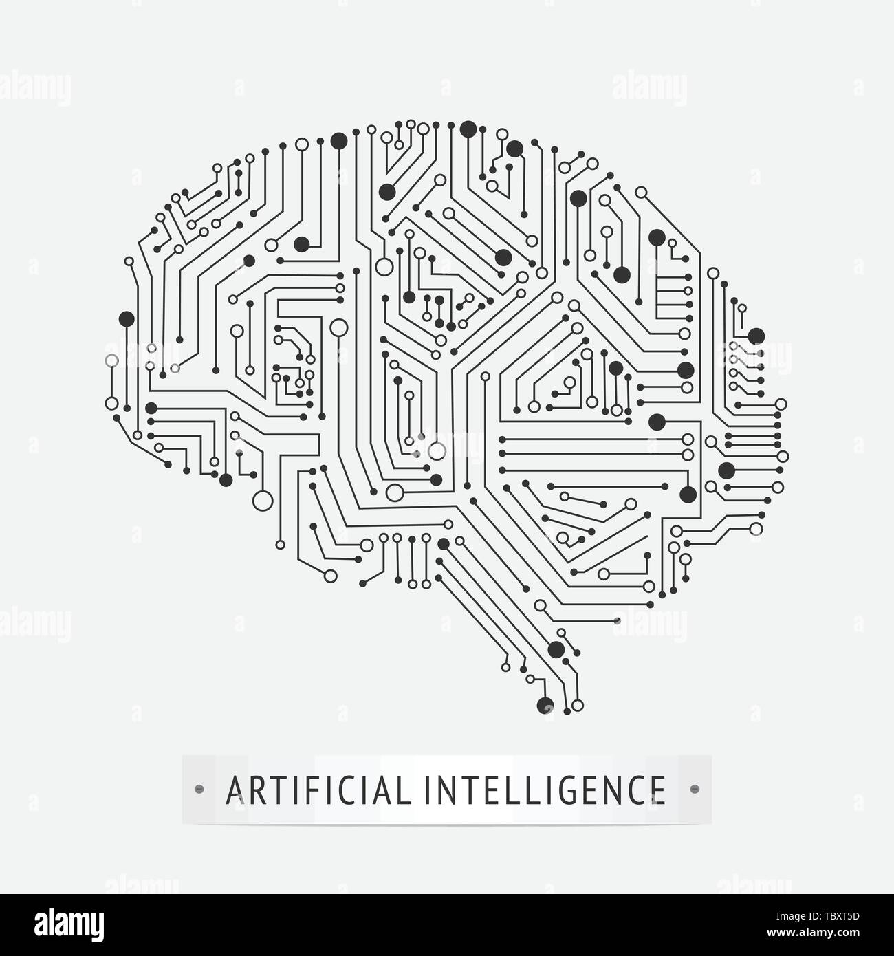 Brain artificial intelligence icon design Stock Vector Image & Art - Alamy
