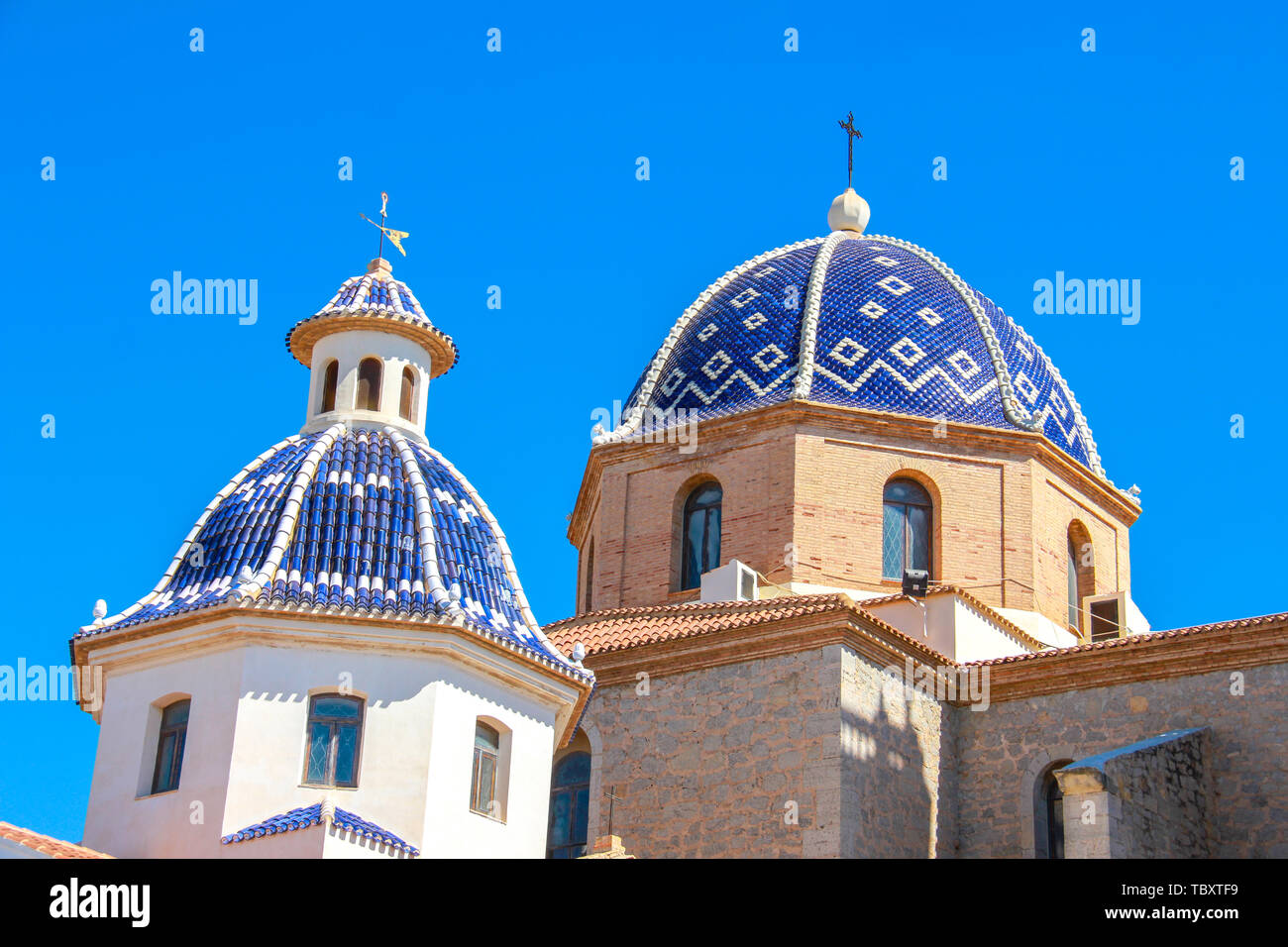 Blue dome spanish church hires stock photography and images Alamy