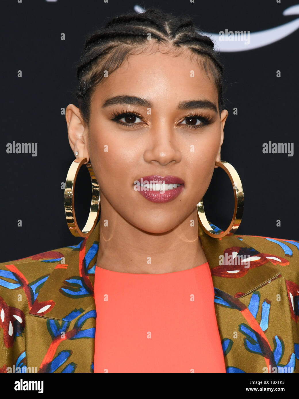 June 3, 2019 - Westwood, California, USA - 02, June 2019 - Westwood Village, California. Alexandra Shipp attends Premiere Of Amazon Prime Video's 'Chasing Happiness' at the Regency Village Bruin Theatre. (Credit Image: © Billy Bennight/ZUMA Wire) Stock Photo