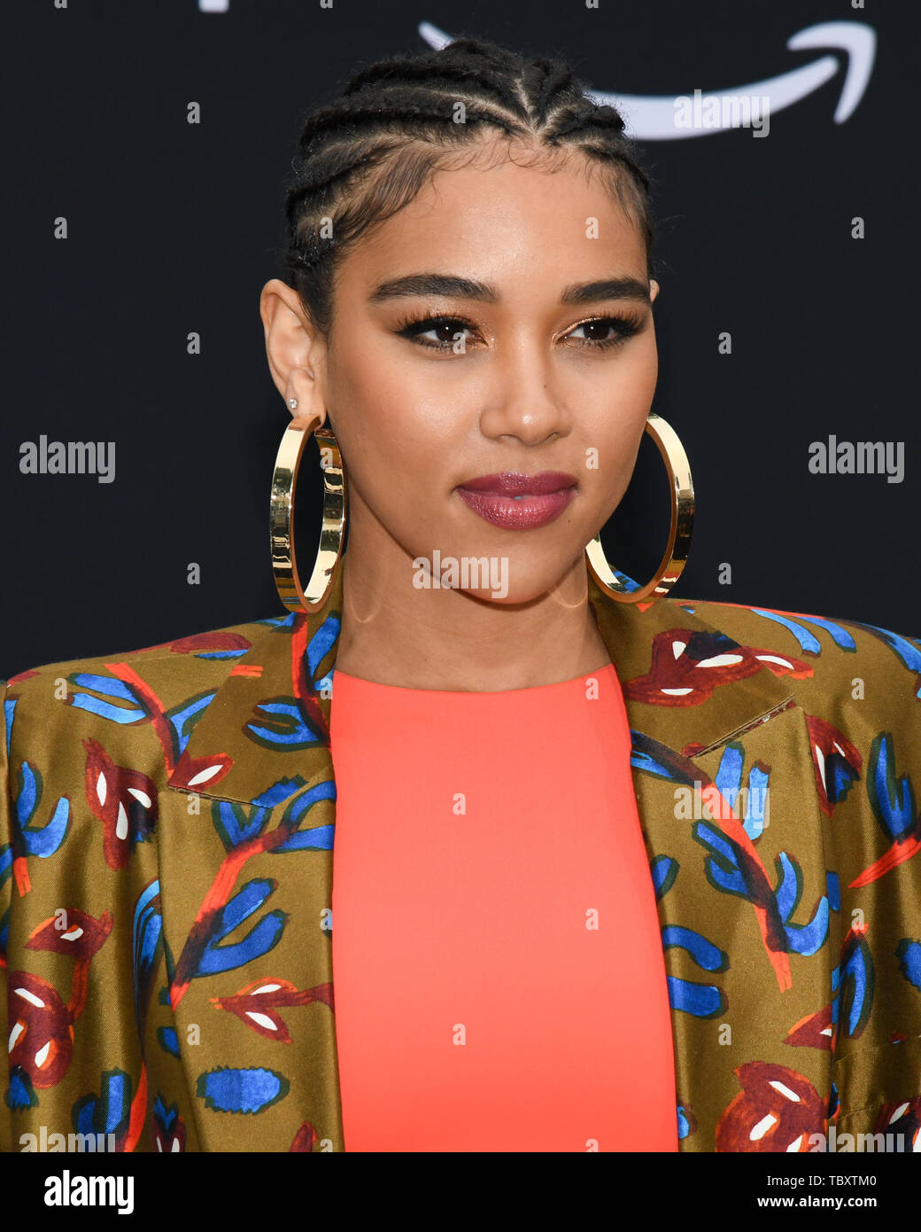 June 3, 2019 - Westwood, California, USA - 02, June 2019 - Westwood Village, California. Alexandra Shipp attends Premiere Of Amazon Prime Video's 'Chasing Happiness' at the Regency Village Bruin Theatre. (Credit Image: © Billy Bennight/ZUMA Wire) Stock Photo