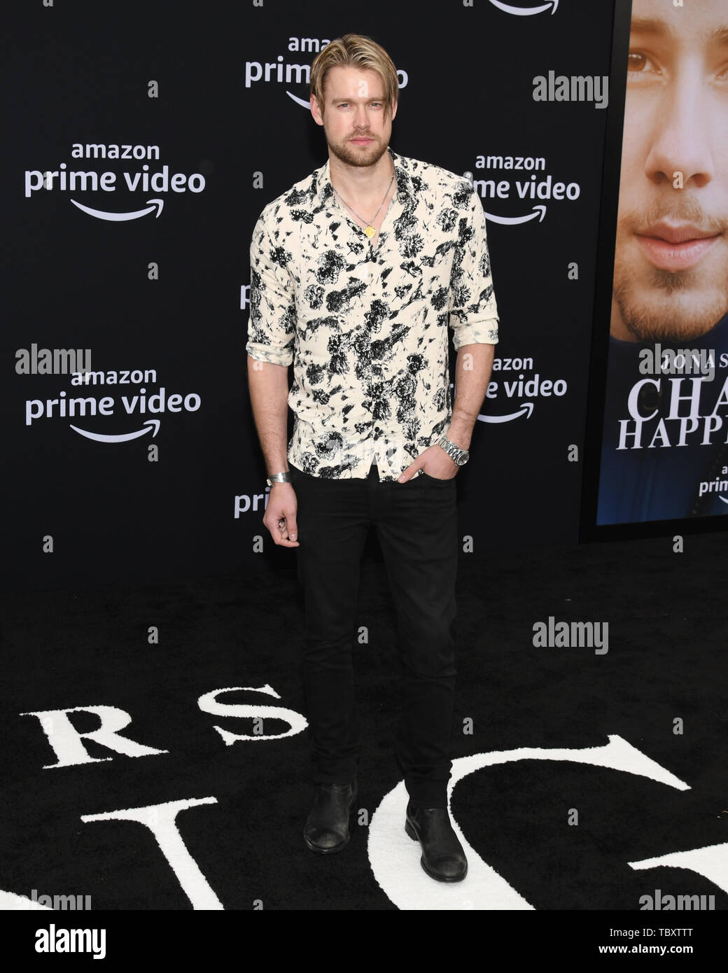 June 3, 2019 - Westwood, California, USA - 02, June 2019 - Westwood Village, California. Chord Overstreet attends Premiere Of Amazon Prime Video's 'Chasing Happiness' at the Regency Village Bruin Theatre. (Credit Image: © Billy Bennight/ZUMA Wire) Stock Photo