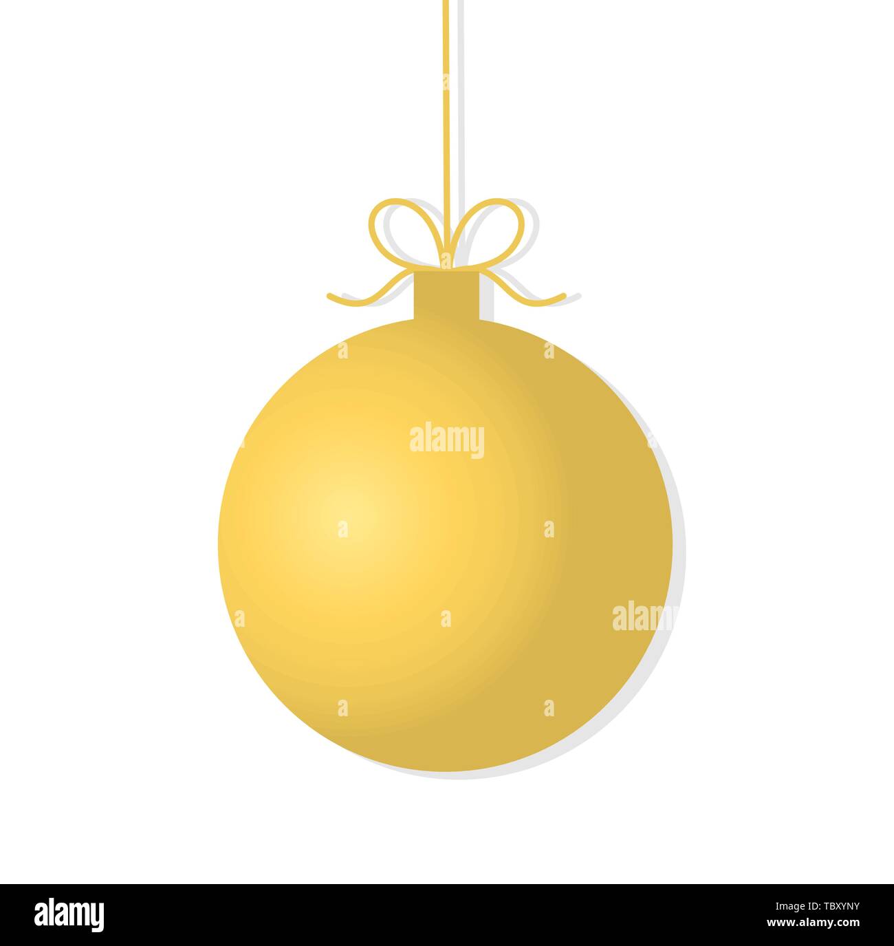 Christmas golden ball background. Vector illustration Stock Vector ...