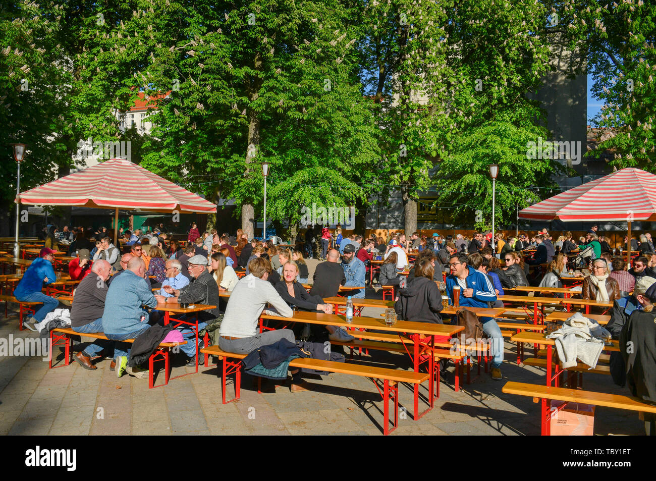 Prater Beer Garden Chestnut Avenue Prenzlauer Mountain Pankow