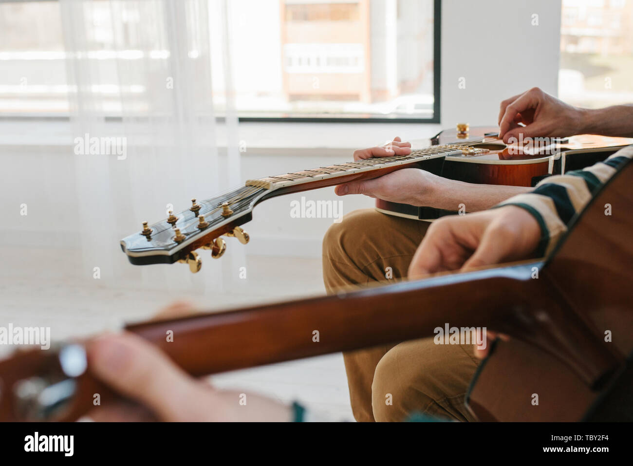 Learning to play the guitar. Extracurricular activities or tutoring or