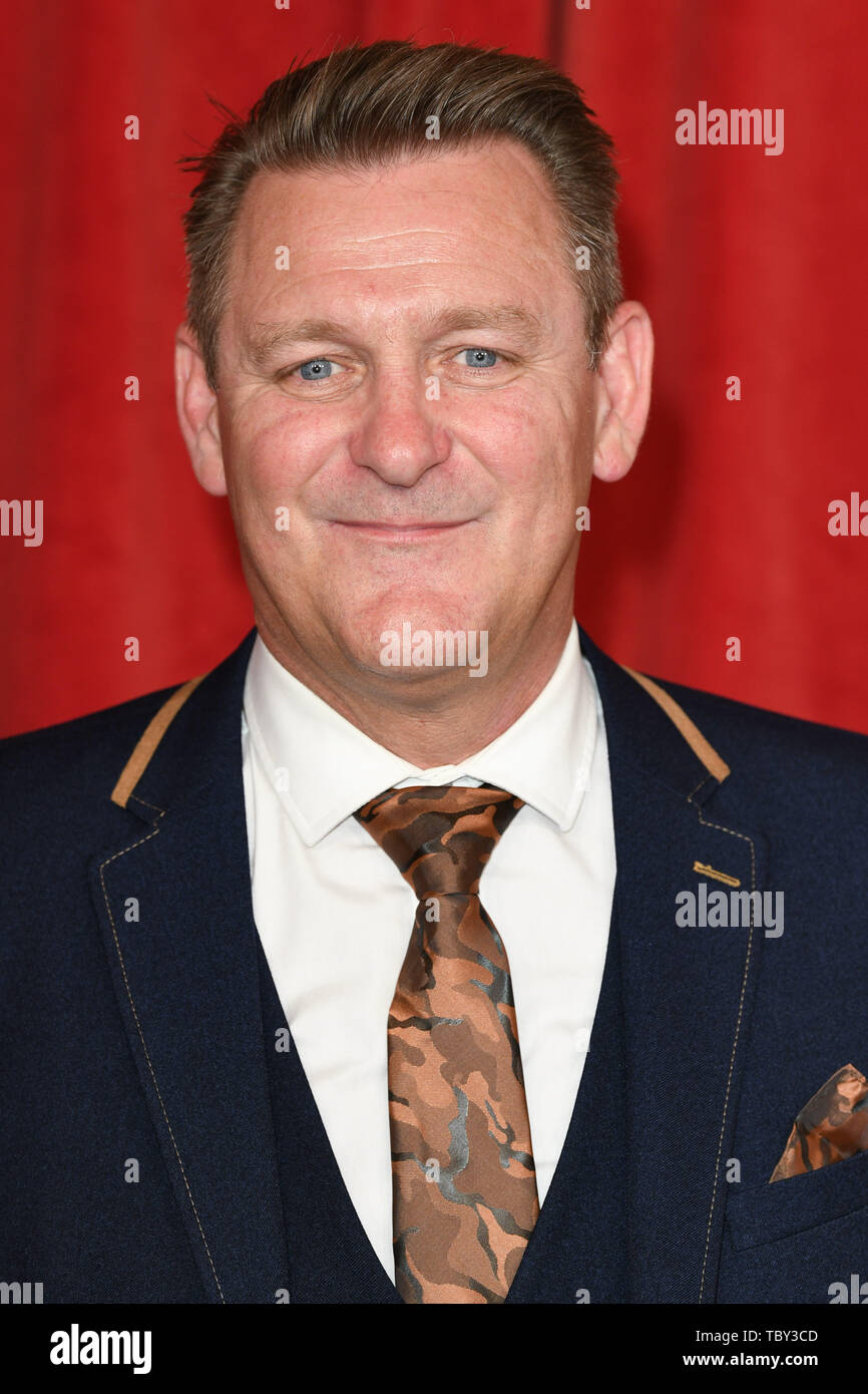 LONDON, UK. June 01, 2019: Chris Walker arriving for The British Soap ...