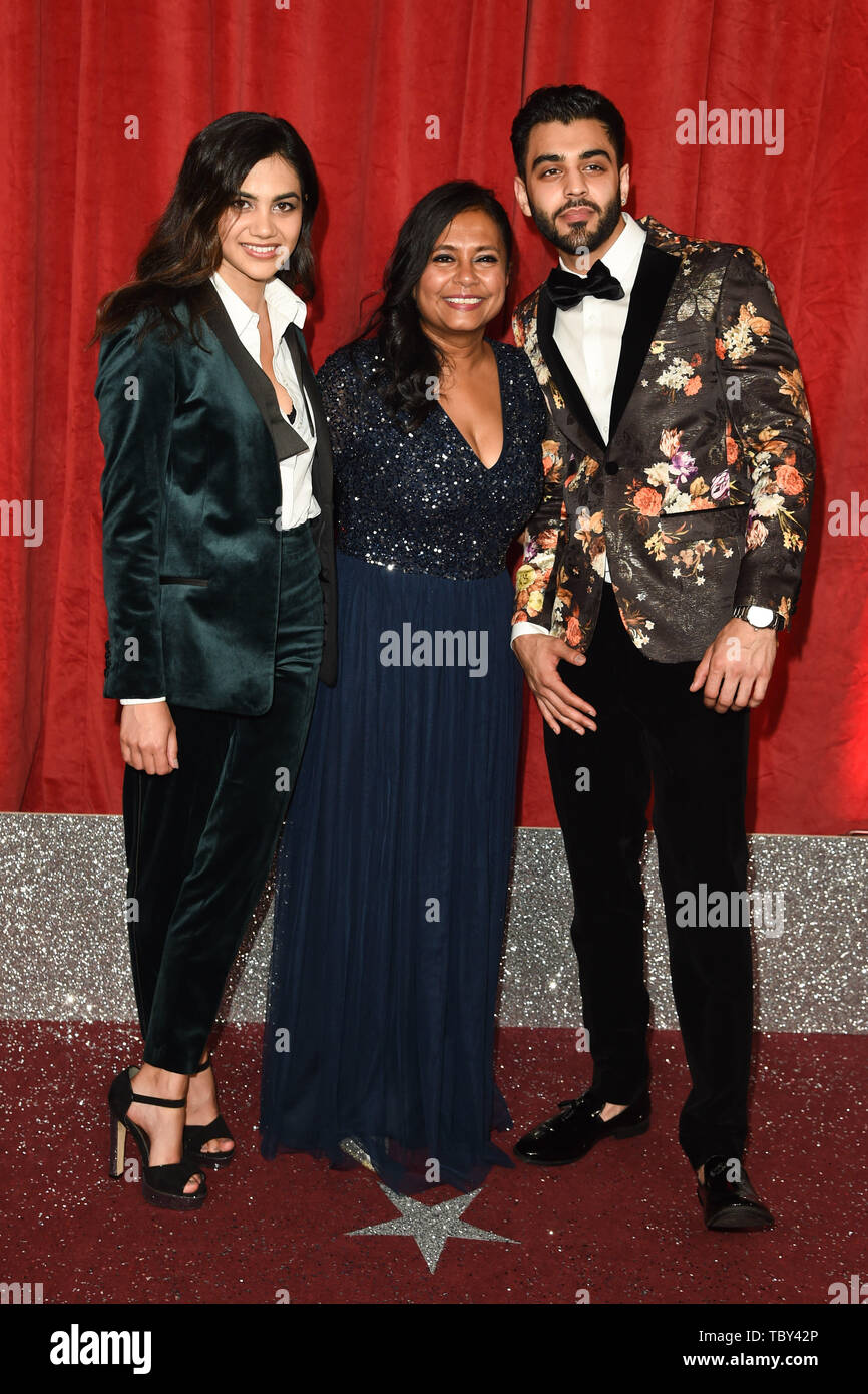 LONDON, UK. June 01, 2019: Lisa Ambalavanar, Bharti Patel & Sunjay