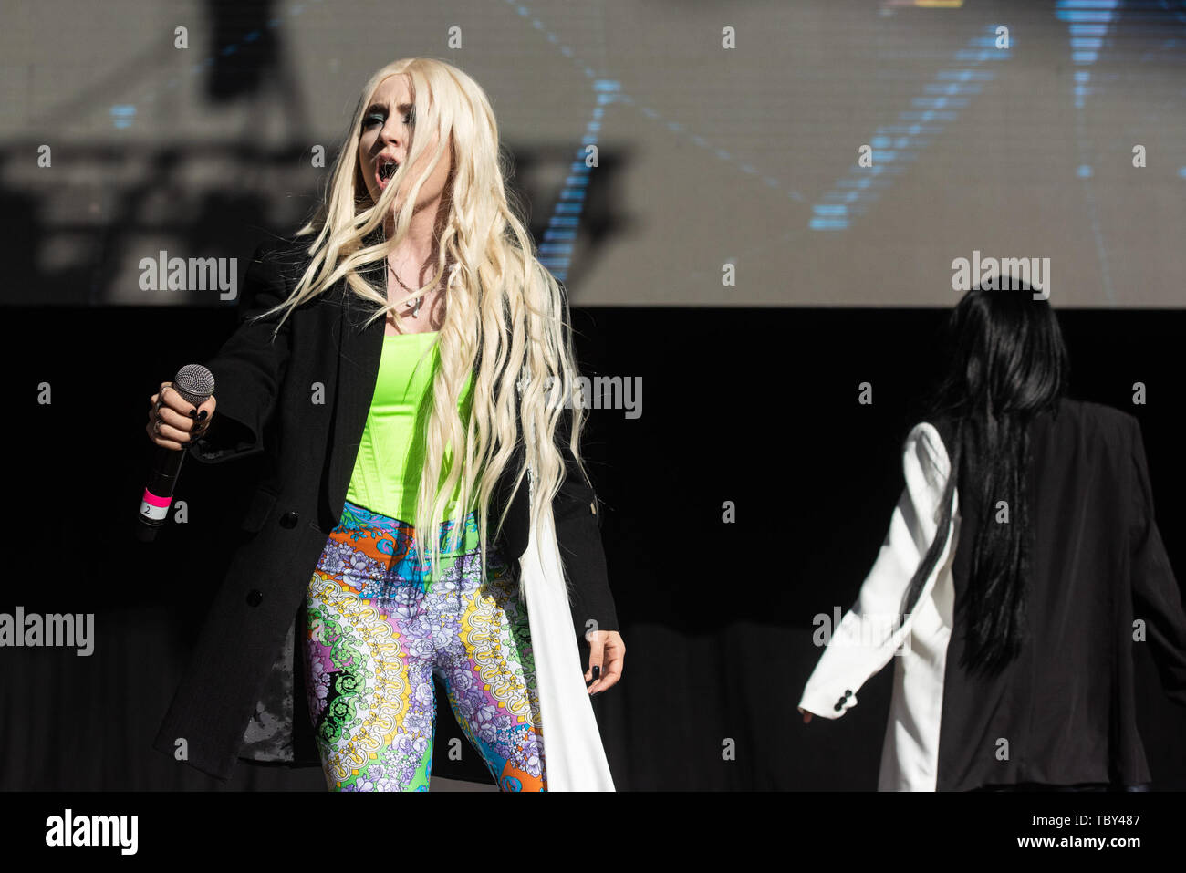 MOUNTAIN VIEW, CALIFORNIA JUNE 2 Ava Max performs during Wild 94.9's