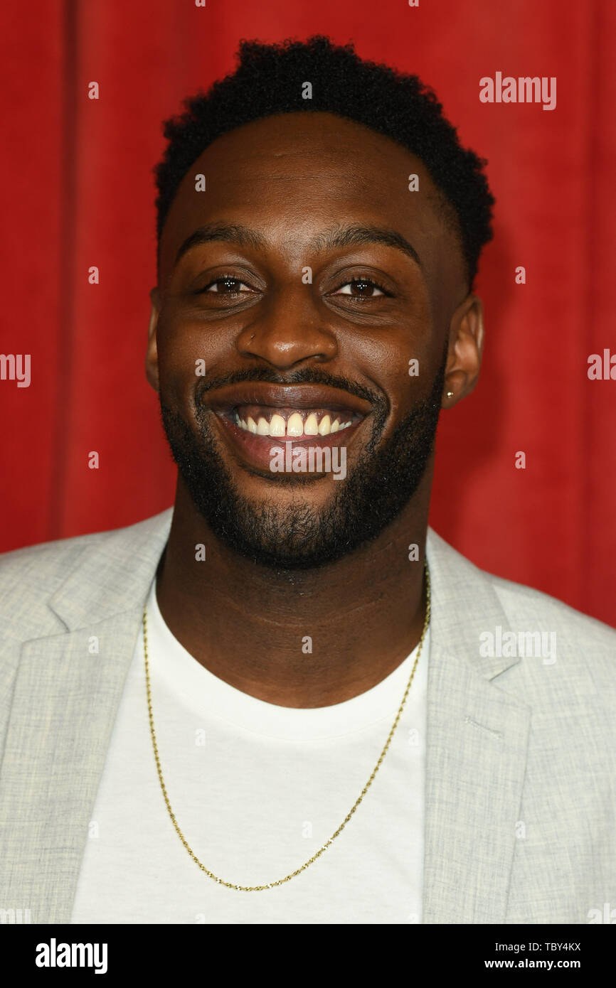 LONDON, UK. June 01, 2019: Ryan Russell arriving for The British Soap ...