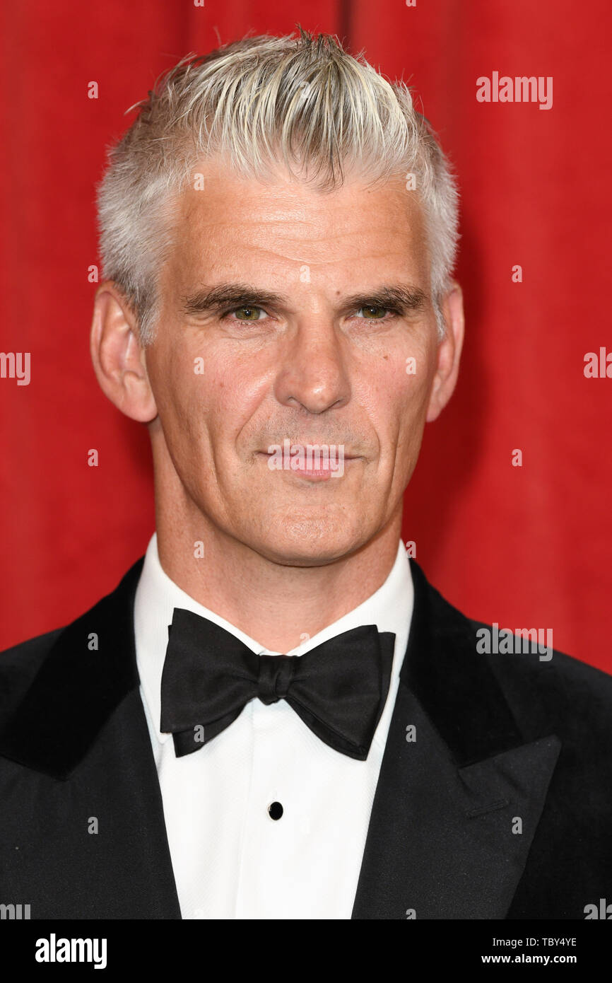 LONDON, UK. June 01, 2019: Tristan Gemmill arriving for The British Soap Awards 2019 at the Lowry Theatre, Manchester. Picture: Steve Vas/Featureflash Stock Photo