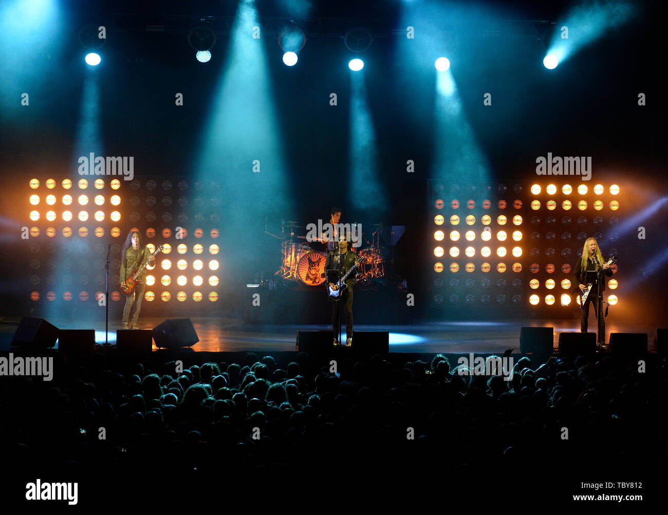 Prague, Czech Republic. 03rd June, 2019. American rock band 'Alice in Chains' performs in Prague, Czech Republic, on June 3, 2019. Credit: Katerina Sulova/CTK Photo/Alamy Live News Stock Photo