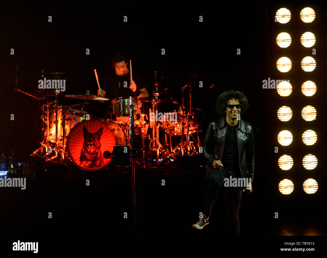 Prague, Czech Republic. 03rd June, 2019. American rock band 'Alice in Chains' performs in Prague, Czech Republic, on June 3, 2019. On the photo is seen singer William DuVall. Credit: Katerina Sulova/CTK Photo/Alamy Live News Stock Photo