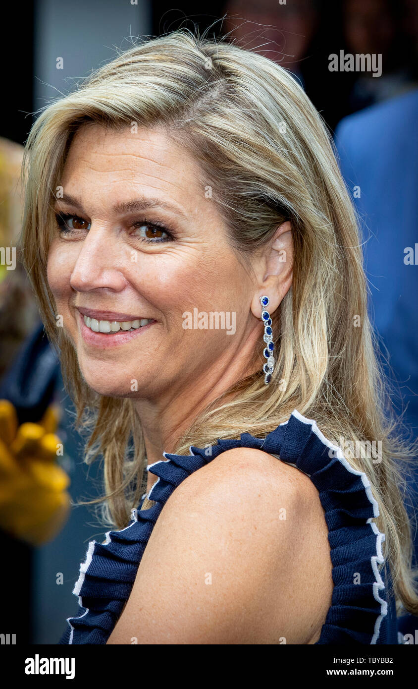 The Hague, The Netherlands. 4th June, 2019. Queen Maxima of The Netherlands attends the Global Entrepreneurship Summit (GES) in the World Forum in The Hague, The Netherlands, 4 June 2019. Credit: Patrick van Katwijk |/dpa/Alamy Live News Stock Photo