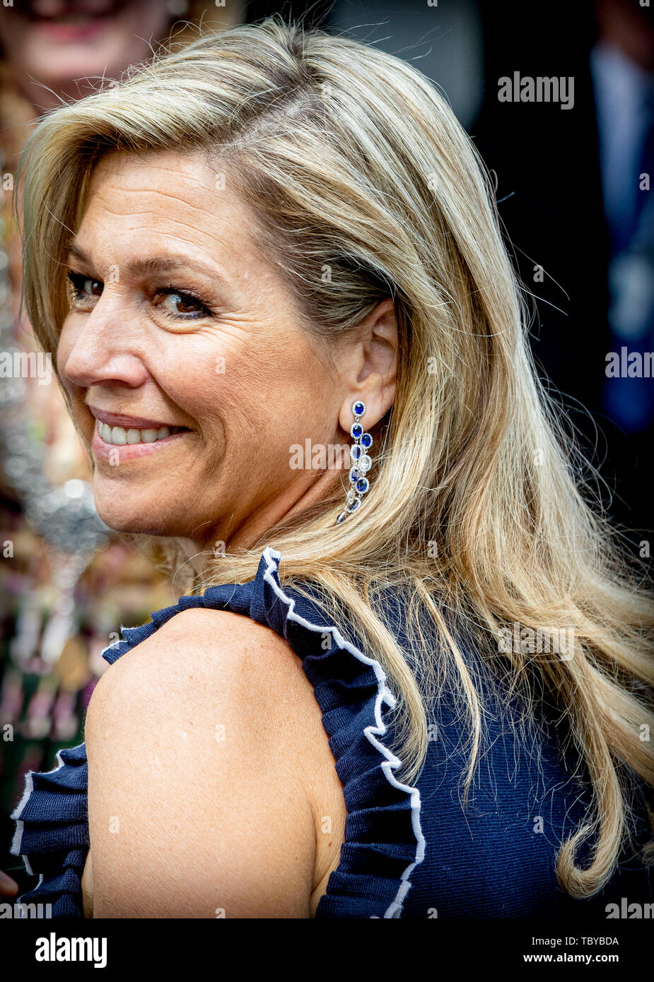 The Hague, The Netherlands. 4th June, 2019. Queen Maxima of The Netherlands attends the Global Entrepreneurship Summit (GES) in the World Forum in The Hague, The Netherlands, 4 June 2019. Credit: Patrick van Katwijk |/dpa/Alamy Live News Stock Photo