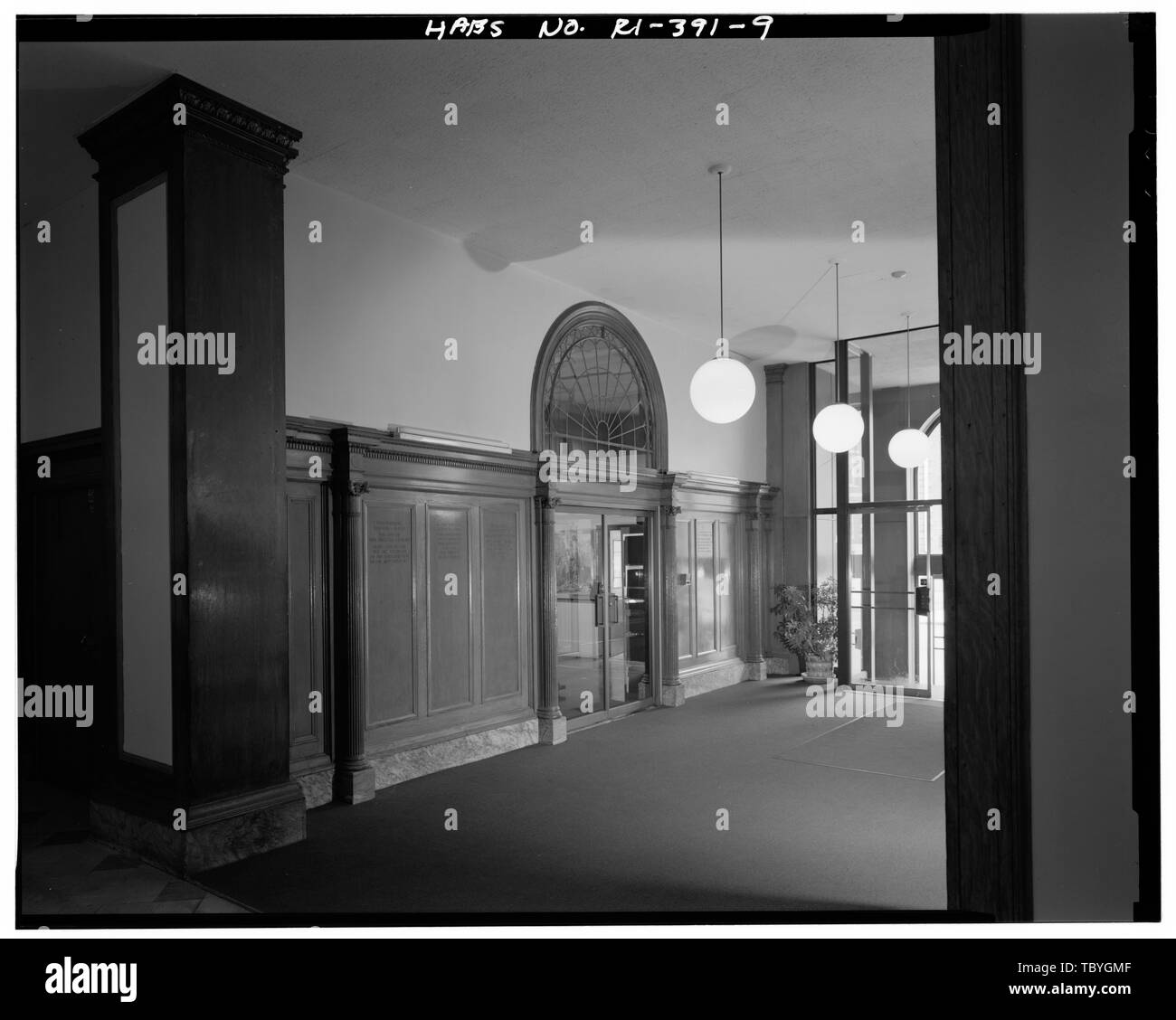 Main Entrance Hall View From Southwest Showing Entrance To