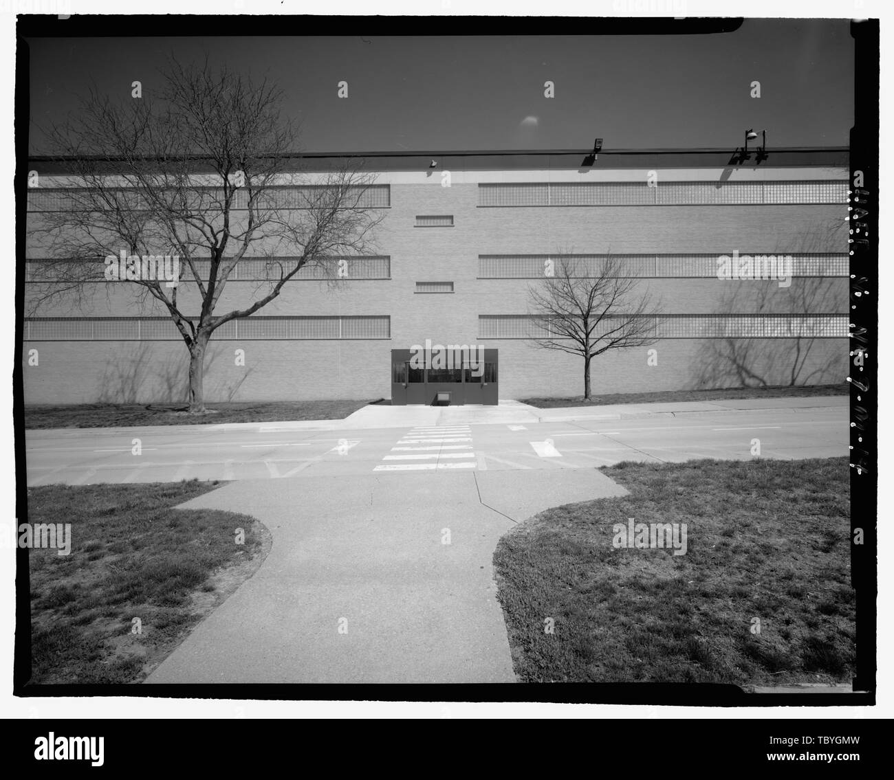 Main entrance to Gwing from Apollo Drive, looking north Offutt Air