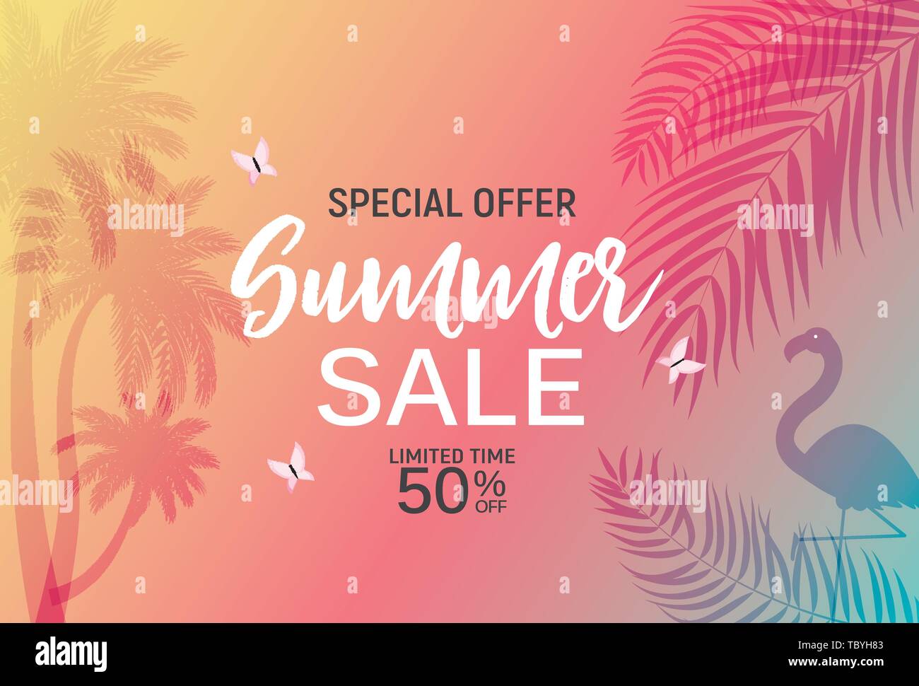 Abstract Summer Sale Background. Vector Illustration Stock Vector Image ...